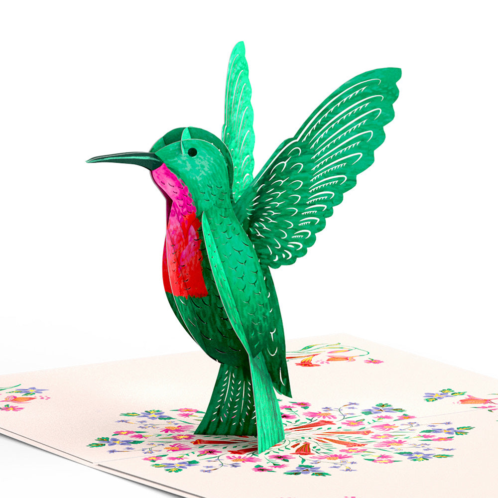 Sweetest Mom Hummingbird Pop-Up Card