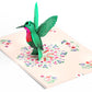 Sweetest Mom Hummingbird Pop-Up Card