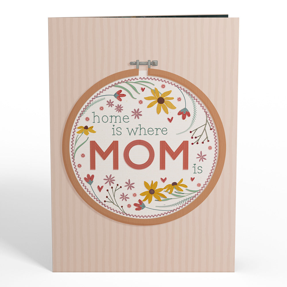 Home Is Where Mom Is Light-Up Pop-Up Card