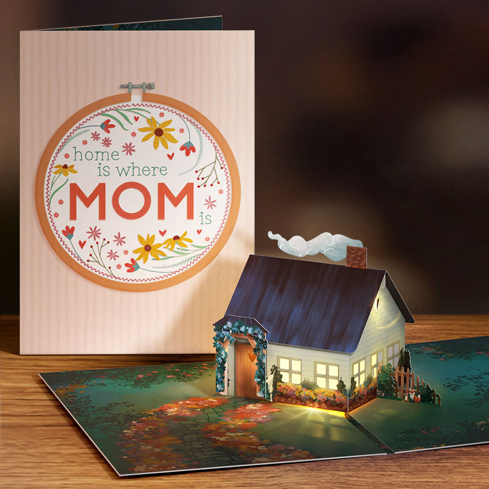 Home Is Where Mom Is Light-Up Pop-Up Card – Lovepop