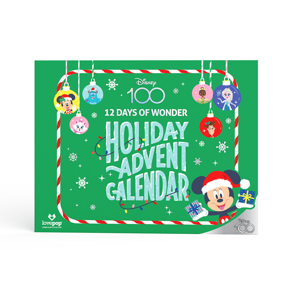 Disney 100 12 Days Of Wonder Holiday Advent Calendar – Lovepop