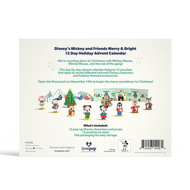 Disney's Mickey and Friends Merry and Bright 12 Day Holiday Advent Calendar