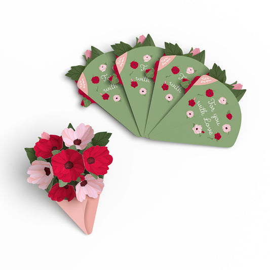 Rosy Ruby Little Blooms (Notecard 5-Pack)