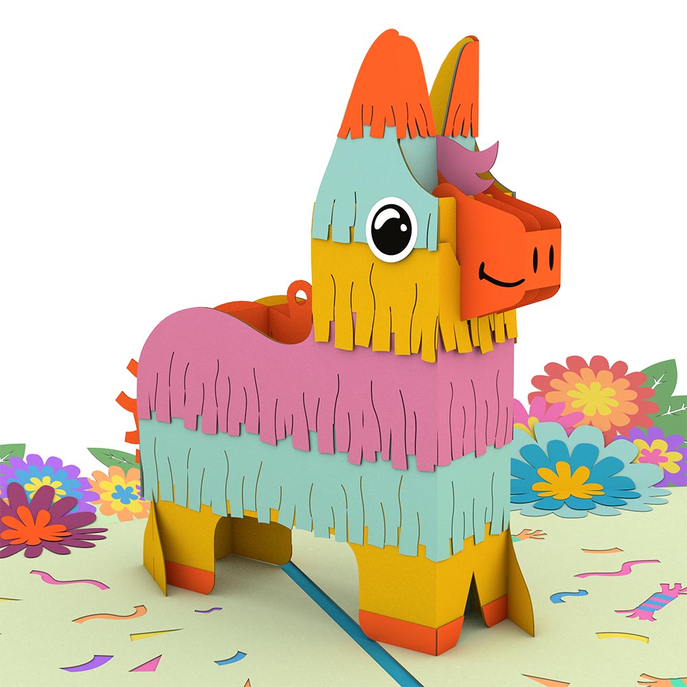 Pinata 70th Birthday Pop-Up Card and Sentiment Set – Lovepop