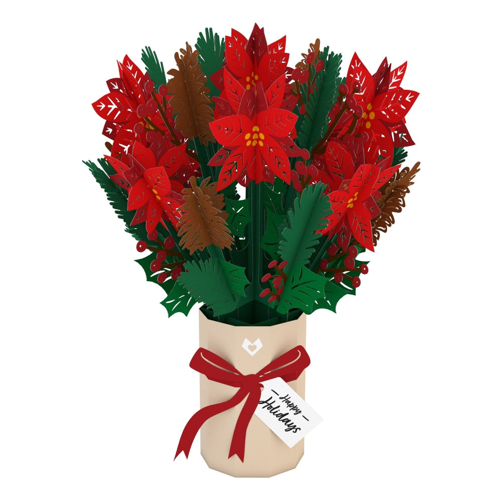 Christmas Poinsettia Bouquet