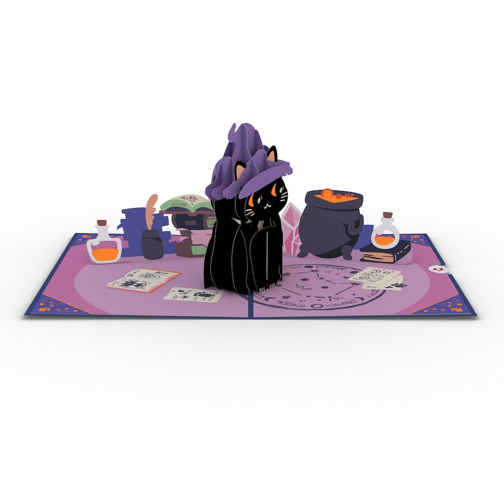 Happy Halloween Childless Cat Lady Pop-up Cards