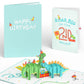 Dinosaurs 2nd Birthday Pop-Up Card and Sentiment Set