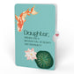 Koi Fish and Lotus Birthday Pop-Up Card and Sentiment Set for Daughter