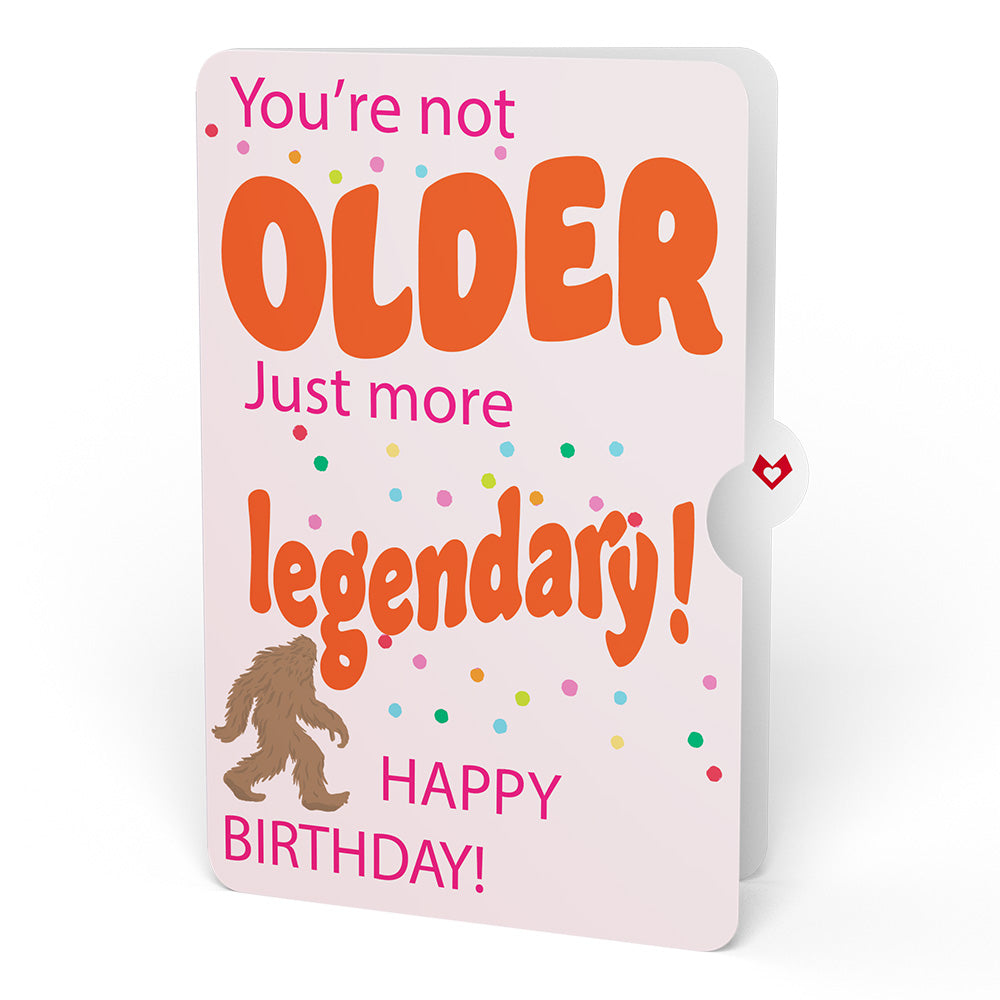 Bigfoot Legendary Birthday Pop-Up Card and Sentiment Set