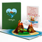 I Lava You My Love Is Red-Hot Valentine Pop-Up Card and Sentiment Set