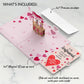 Love You Furever Dog Kisses Valentine Pop-Up Card and Sentiment Set for Girlfriend