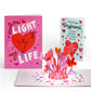 You Light Up My Life Valentine Pop-Up Card and Sentiment Set for Boyfriend