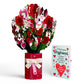 I Woof You Dog Valentine Bouquet and Sentiment Set for Boyfriend