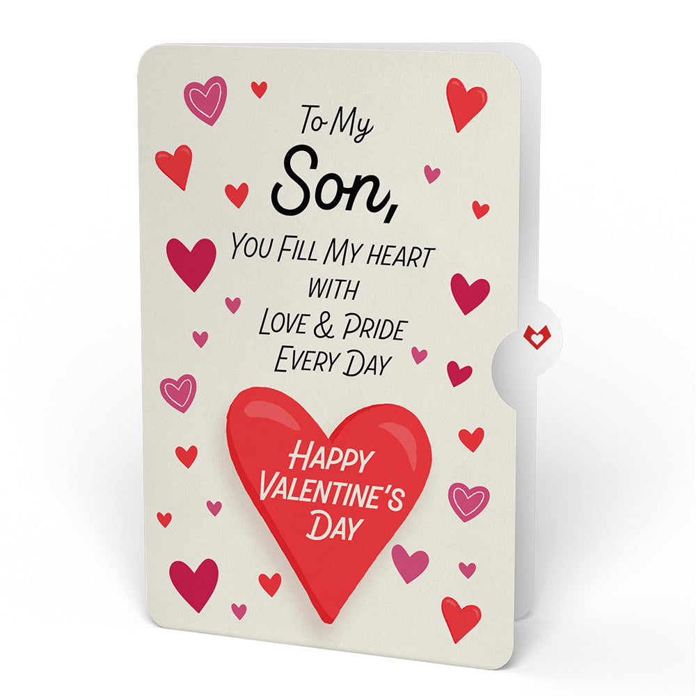 Love You Furever Dog Kisses Valentine Pop-Up Card and Sentiment Set for Son