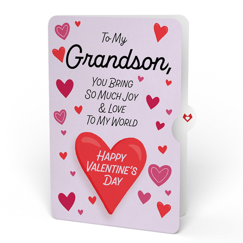 You're The Beary Best Valentine Plushpop Card and Sentiment Set for Grandson