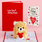 You're The Beary Best Our First Valentine Together Plushpop Card and Sentiment Set