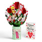 You Make My Heart Purr Cat Distance Can't Stop My Love Valentine Bouquet and Sentiment Set