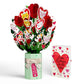 You Make My Heart Purr Cat Eres El Amor De Mi Vida Valentine Bouquet and Sentiment Set