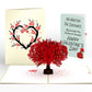 Red Sakura Tree My Love For You Knows No-bounds Valentine Pop-Up Card and Sentiment Set