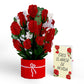 Red Rose Eres El Amor De Mi Vida Valentine Grand Bouquet and Sentiment Set