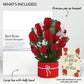 Red Rose Eres El Amor De Mi Vida Valentine Grand Bouquet and Sentiment Set