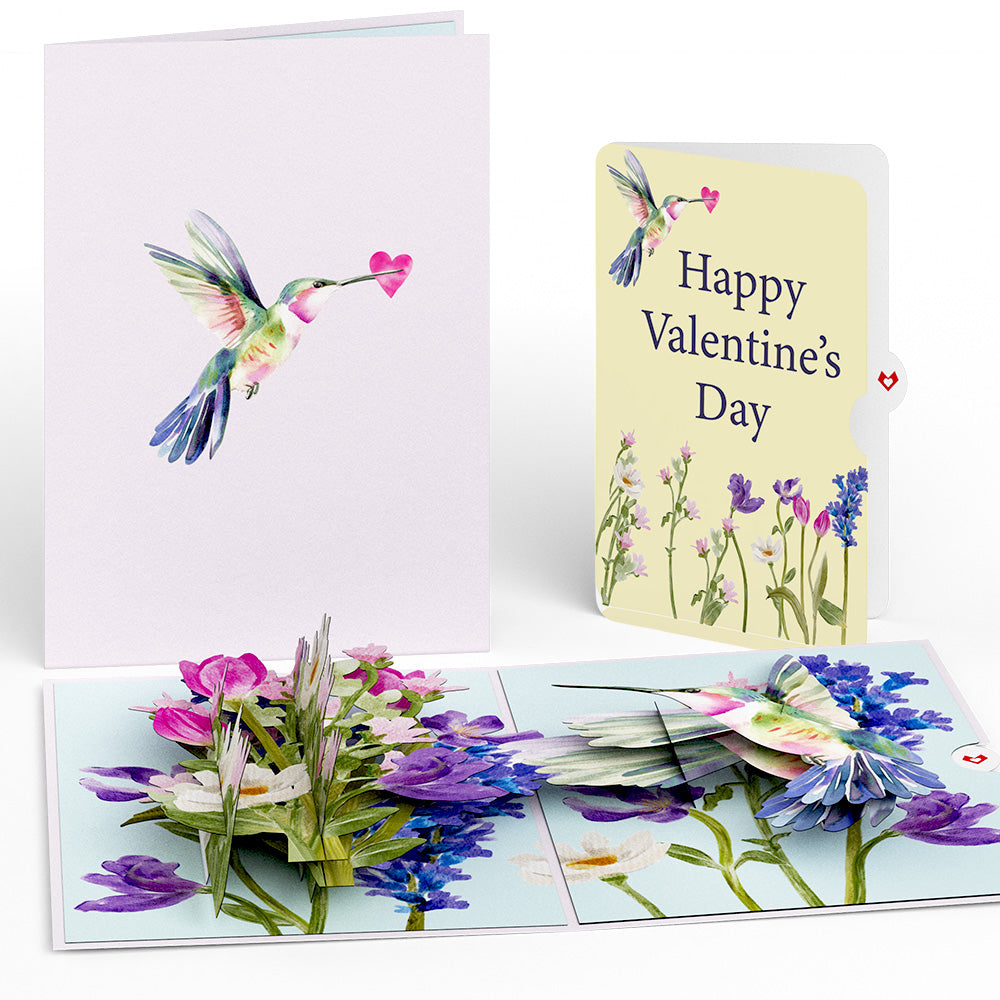 Love in Bloom Hummingbird Valentine Pop-Up Card and Sentiment Set