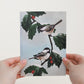 Winter Chickadees Pop-Up Card