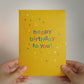 Happy Birthday Confetti Cake Music and Lights Pop-Up Card