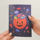 Halloween Cat Plushpop Card