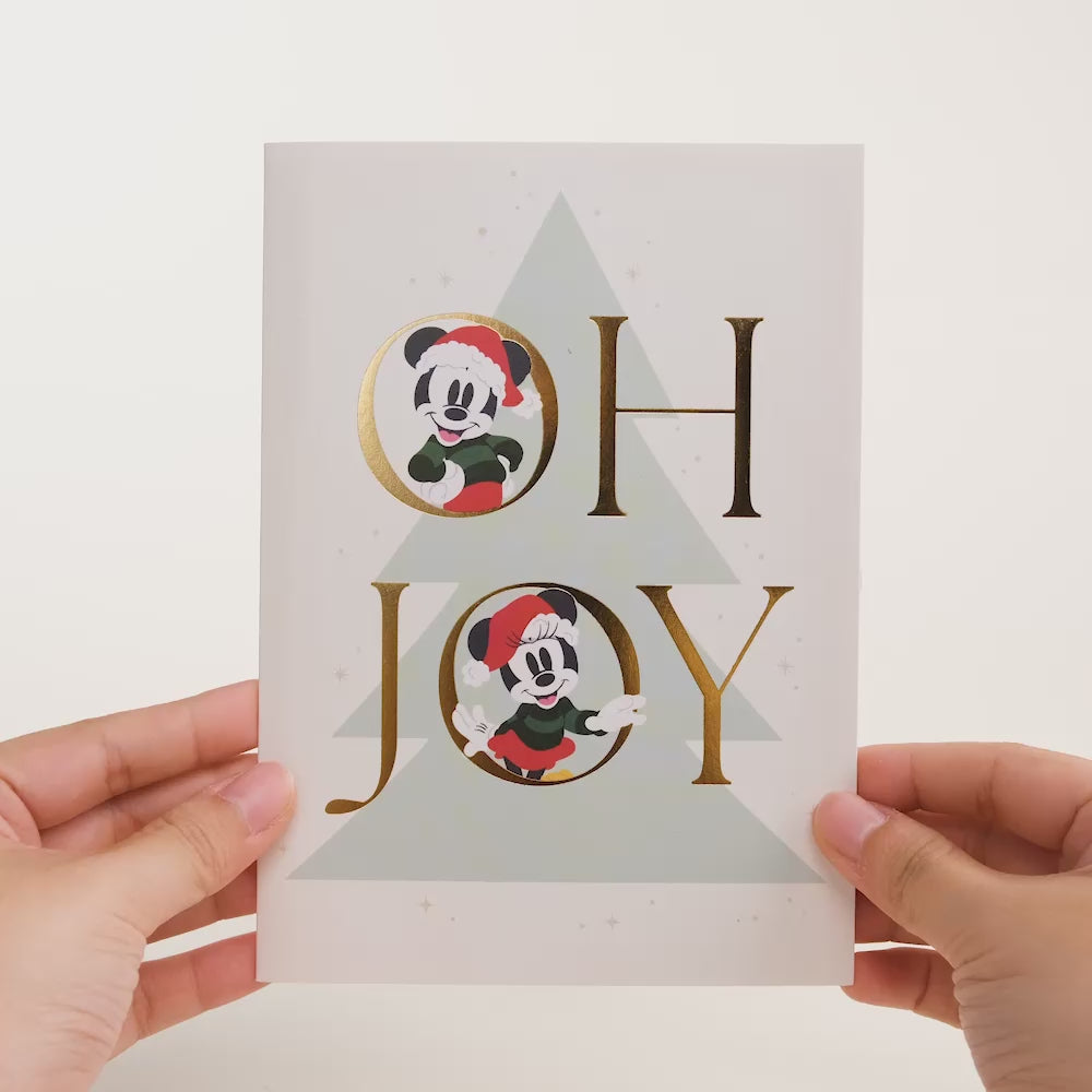 Disney's Mickey Mouse Oh Joy Christmas Pop-Up Card