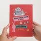 A Christmas Story Holiday Leg Lamp Pop-Up Card