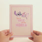 Disney's Stitch & Angel You’re Out Of This World Pop-Up Card