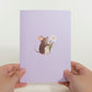 Field Mouse in the Flowers Pop-Up Card