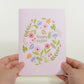 Happy Easter Bunny Amid the Blossoms Pop-Up Card