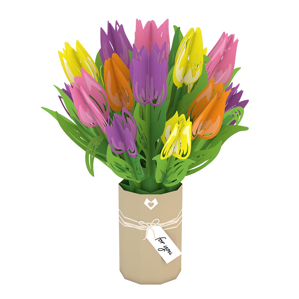 Tulip Paper Bouquets - 3 Colors