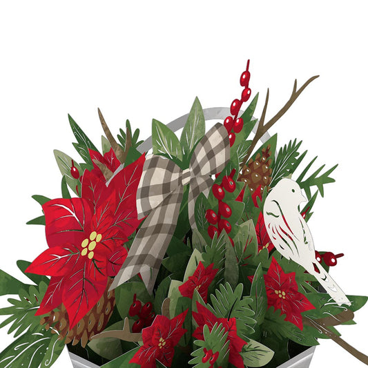 Winter Flower Basket Decoration – Lovepop