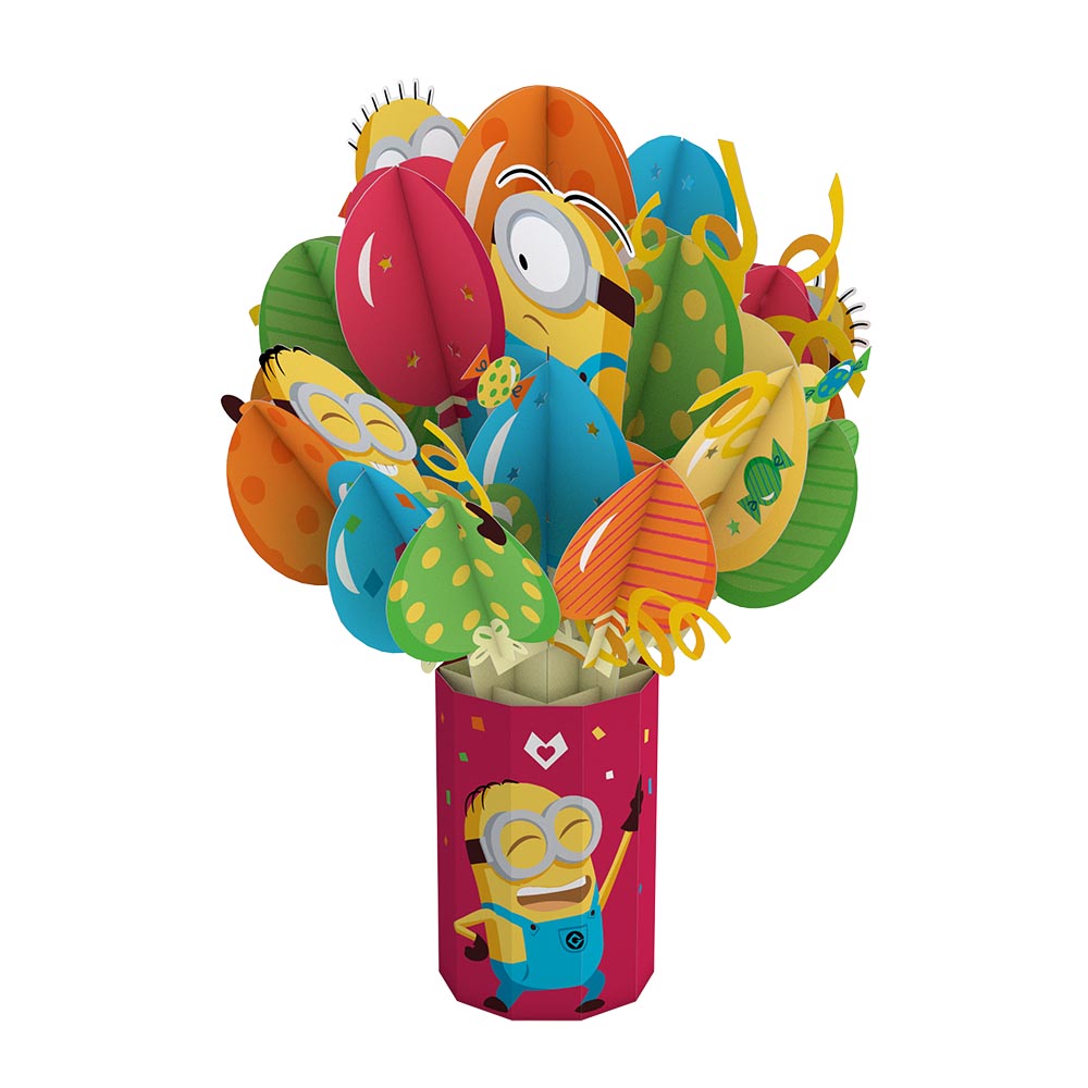 Mayflower Products 3rd Birthday Party Supplies Despicable Me Kevin Balloon Bouquet Decorations