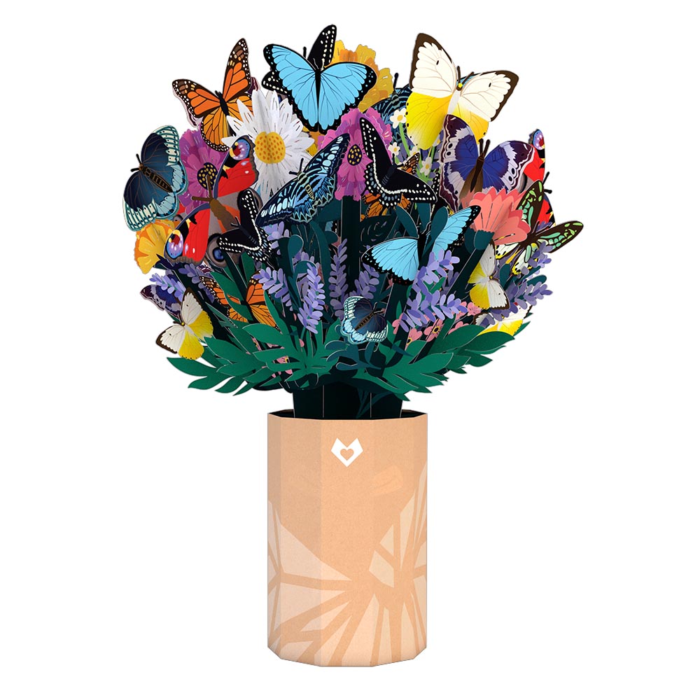 Butterfly and Blooms Bouquet