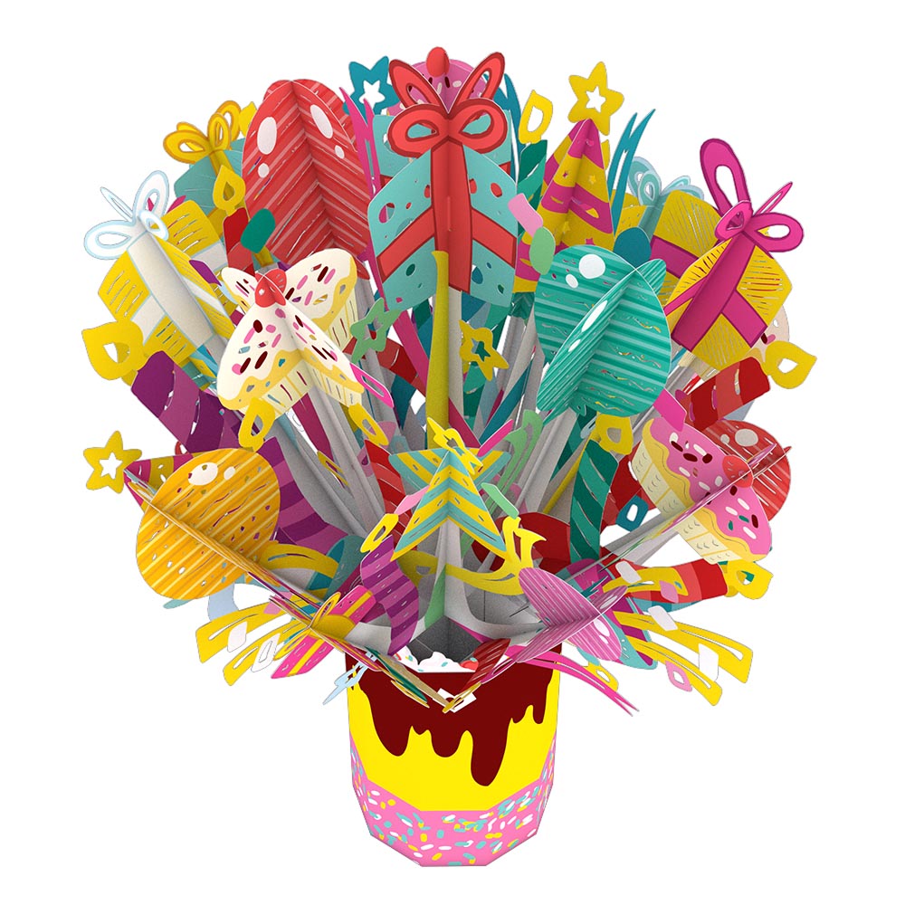 Teleflora Your Wish is Granted Birthday Cake Bouquet | Pesches Flowers &  Garden Center