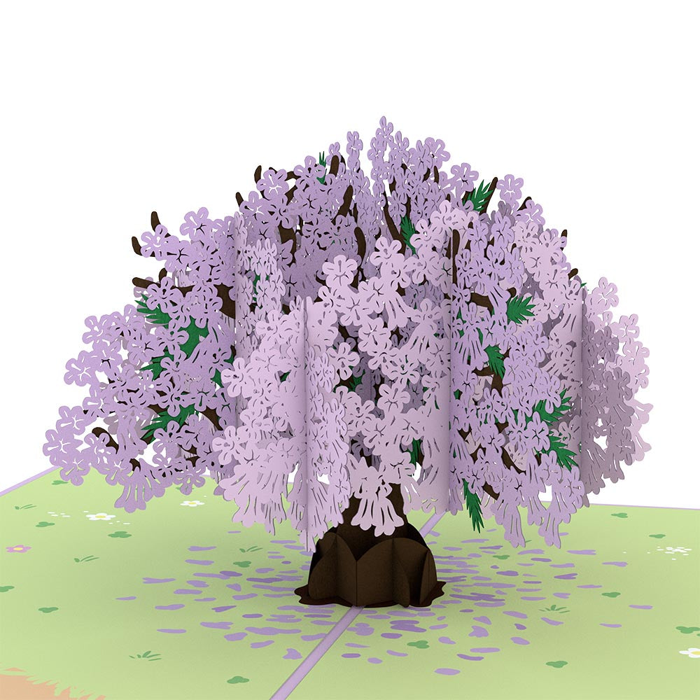 Jacaranda Tree Pop up Card