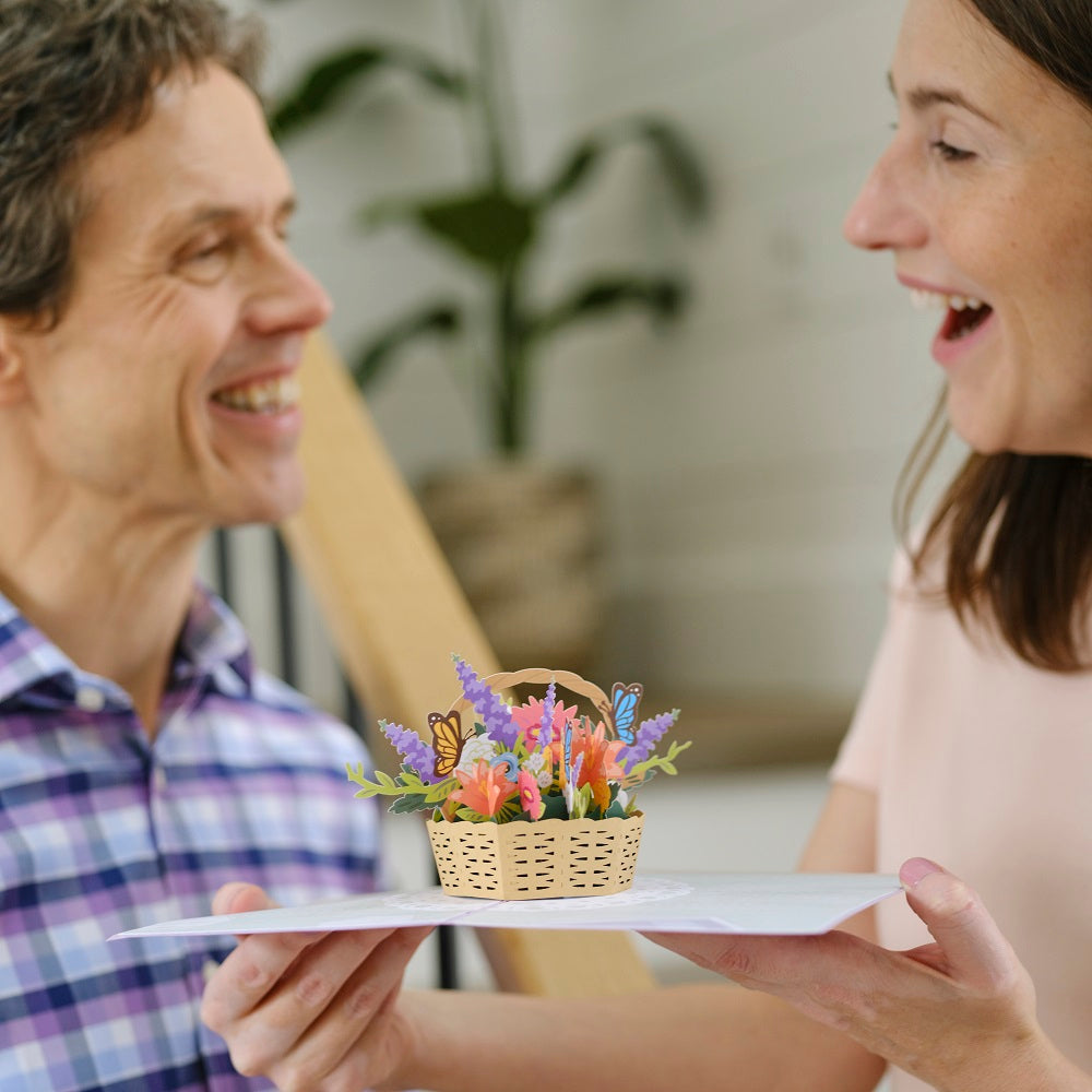 Mother's Day Flowers Pop-Up Card