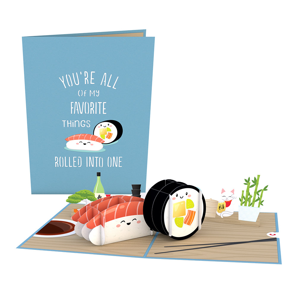 Sushi Pop-Up Card