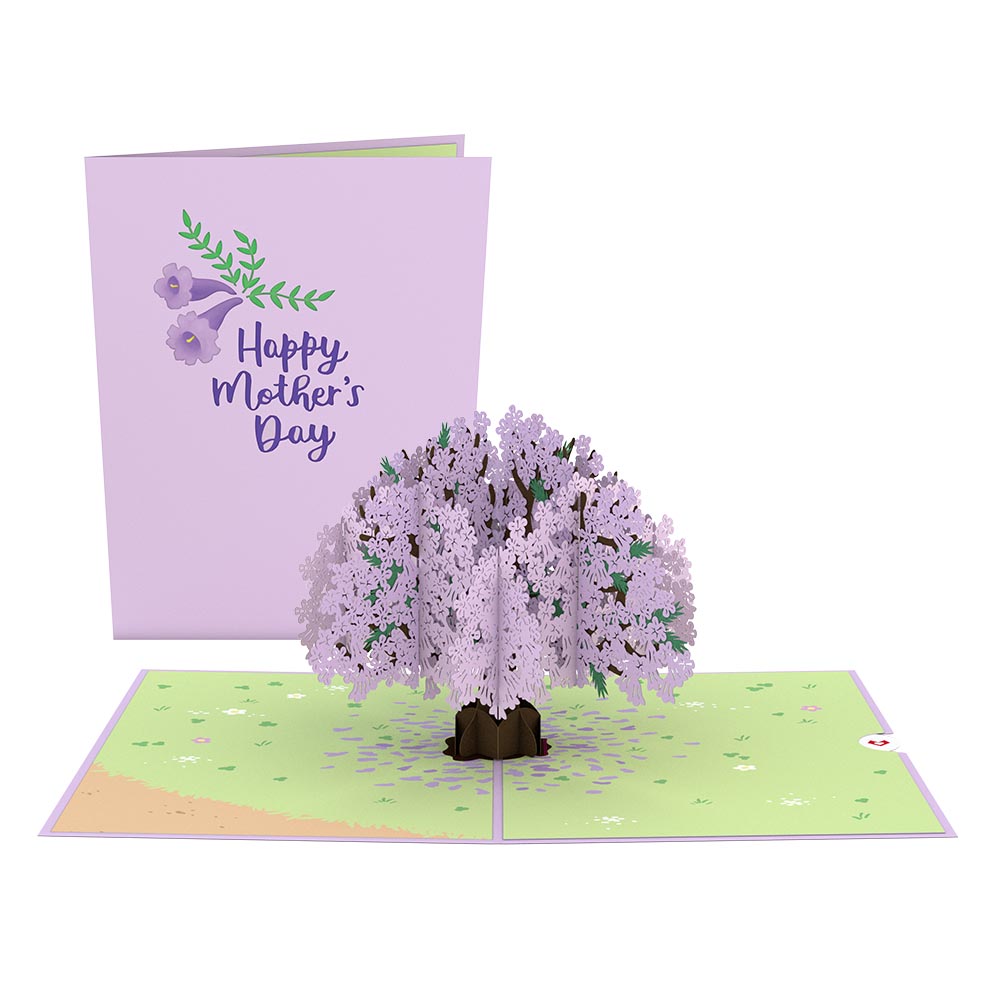 Mother's Day Jacaranda Tree Pop-Up Card