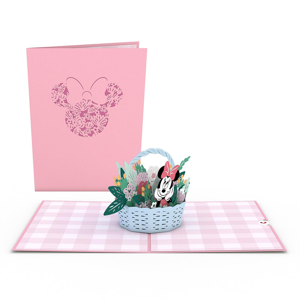  Lovepop Tarjeta del Día de la Madre Disney Minnie Flor Cesta  Decoración : Productos de Oficina