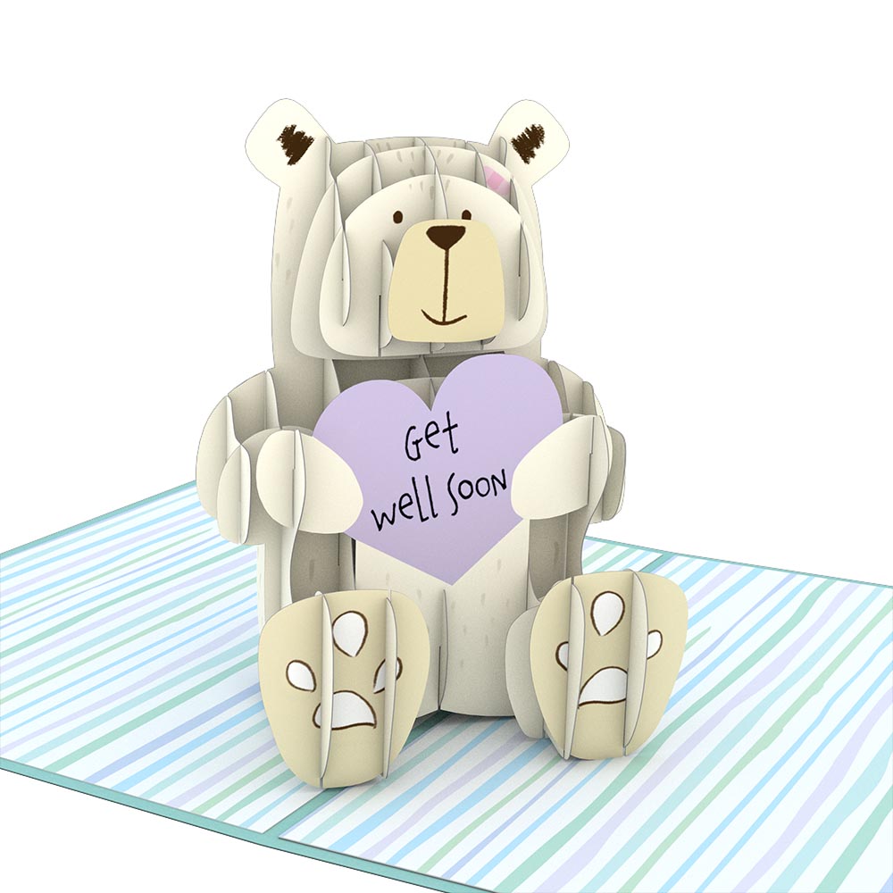 Get Well Soon Card, Popup Bear (Get Well Soon Card)