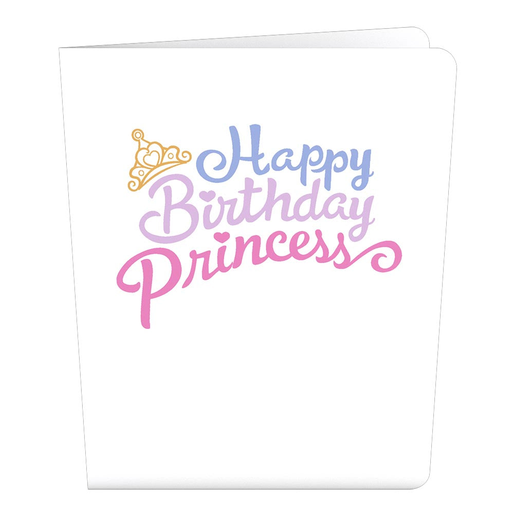 happy birthday princess card