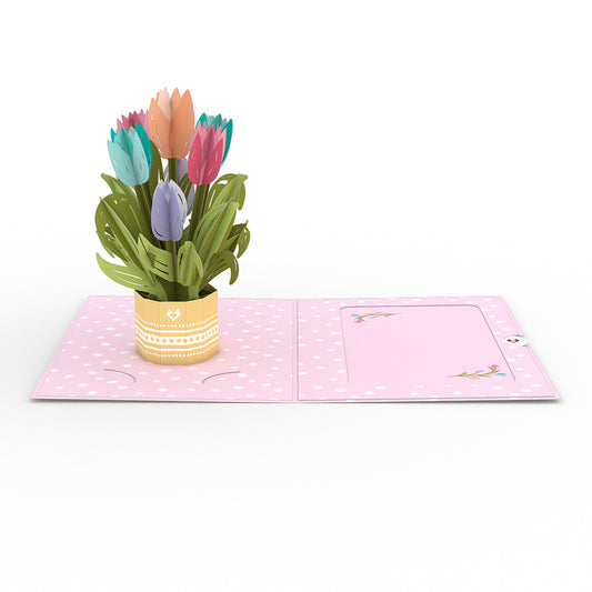 Miniature Flowers Bouquet Pop Up Card - Birthday Mother's