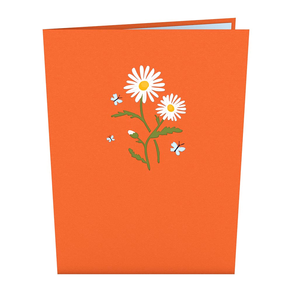 Daisies with Monarch Butterfly Pop-Up Card