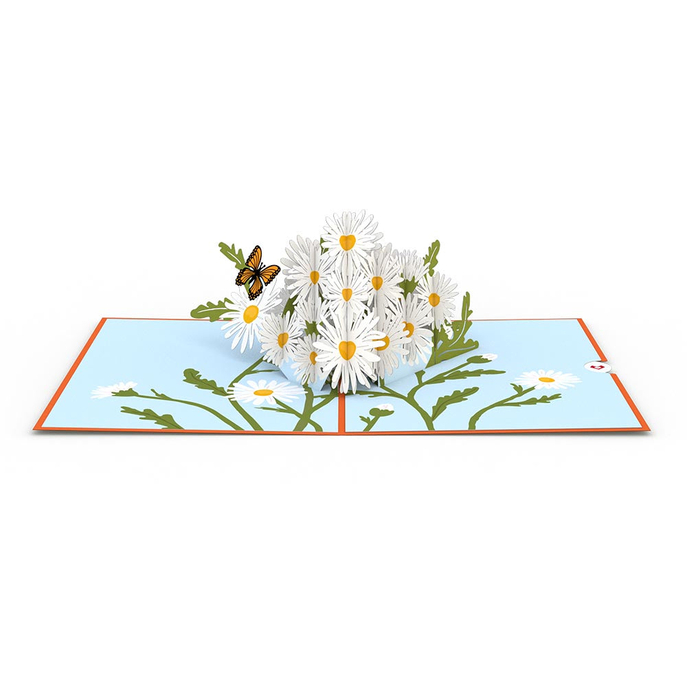 Daisies with Monarch Butterfly Pop-Up Card