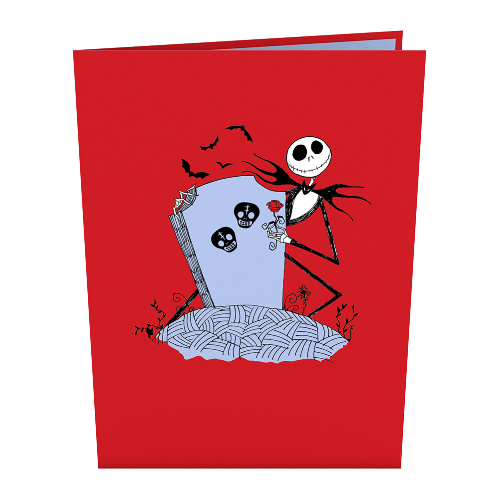 Disney Tim Burton's The Nightmare Before Christmas Card with Mini Bouquet